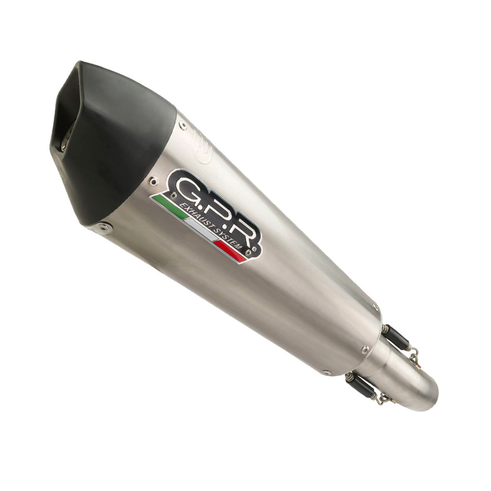Cijeli ispušni sustav GPR GP EVO4 CO.E4.BT.8.CAT.GPAN.TO Brushed Titanium including removable db killer and catalyst