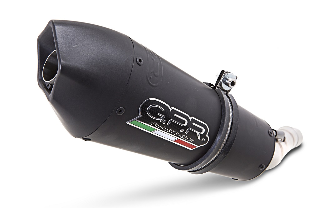Cijeli ispušni sustav GPR GPE ANN. APR.1.CAT.GPAN.BLT Titanium Matte Black including removable db killer and catalyst