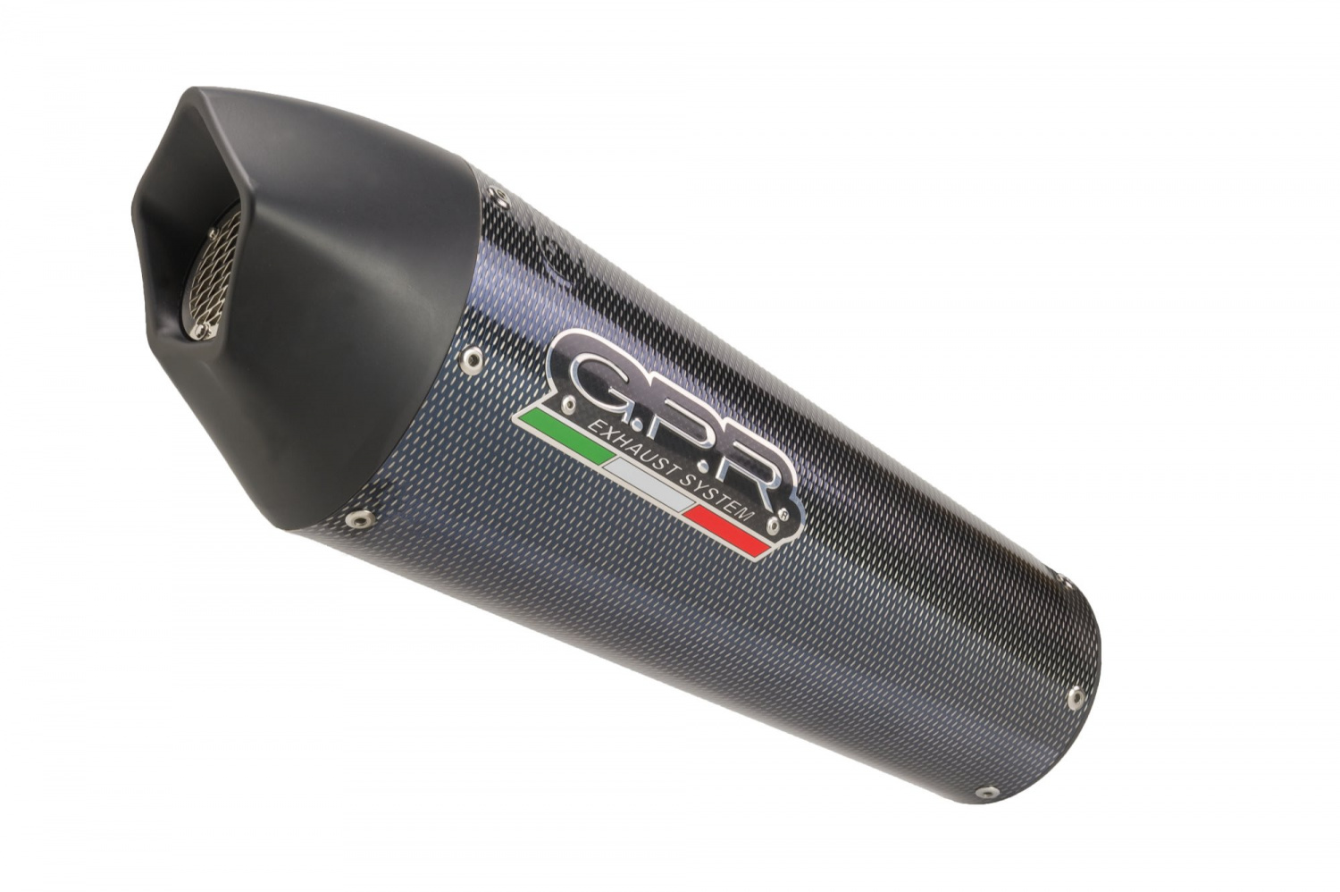 Cijeli ispušni sustav GPR GP EVO4 CO.E4.BT.8.CAT.GPAN.PO Carbon look including removable db killer and catalyst
