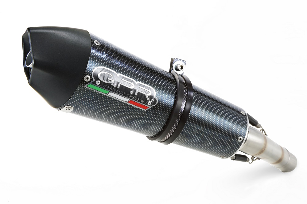 Mid-full system exhaust GPR GPE ANN. S.181.GPAN.PO Carbon look including removable db killer