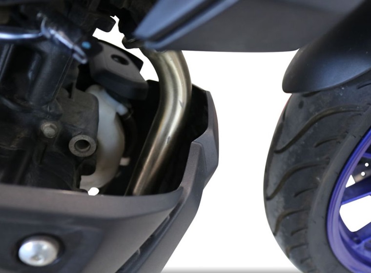 Slip-on exhaust GPR ALBUS EVO4 FN.5.CAT.ALBE4 White glossy including removable db killer, link pipe and catalyst