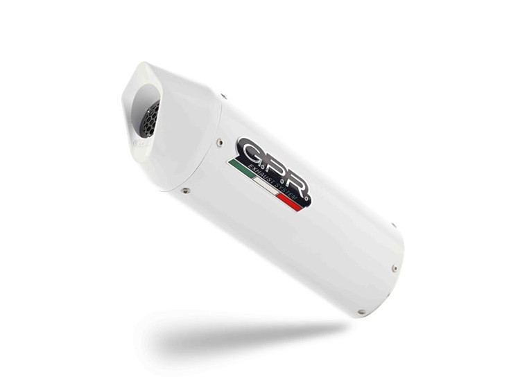 Mid-full system exhaust GPR ALBUS EVO4 MO.7.1.CAT.ALBE5 White glossy
