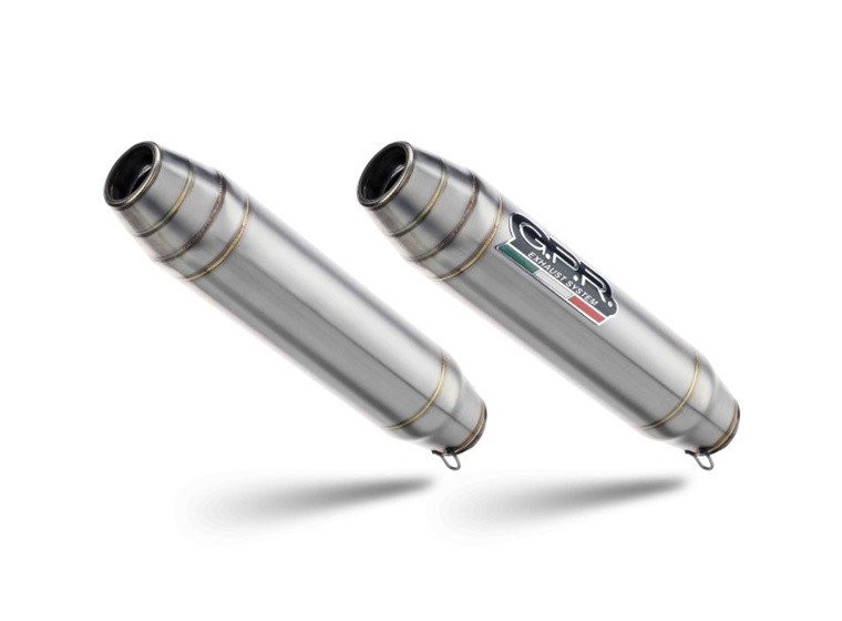 Dual slip-on exhaust GPR DEEPTONE INOX ROY.10.RACEDB.DE Brushed Stainless steel