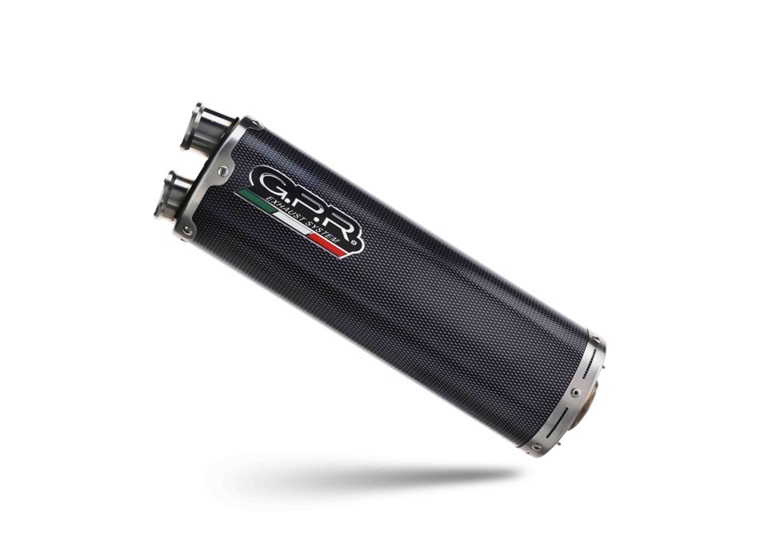 Cijeli ispušni sustav GPR DUAL POPPY KT.106.DUAL.PO Brushed Stainless steel including removable db killer and catalyst