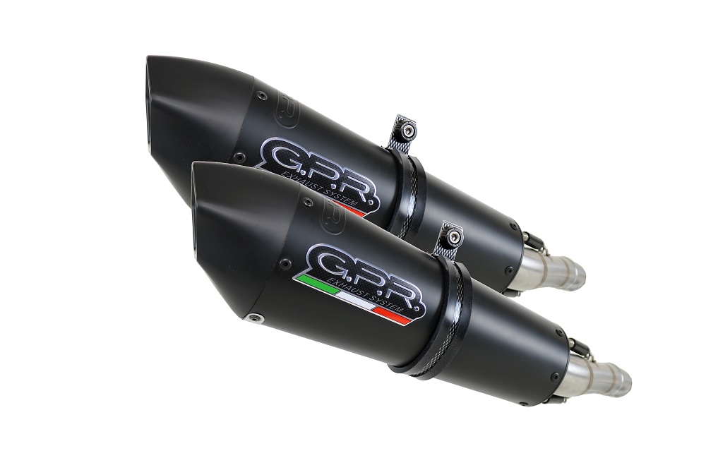 Mid-full system exhaust GPR GPE ANN. Y.74.GPAN.BLT Titanium Matte Black including removable db killer