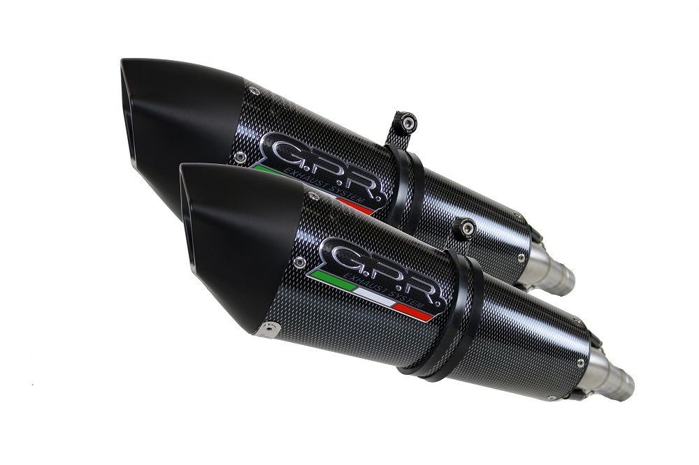 Mid-full system exhaust GPR GPE ANN. Y.74.GPAN.PO Carbon look including removable db killer