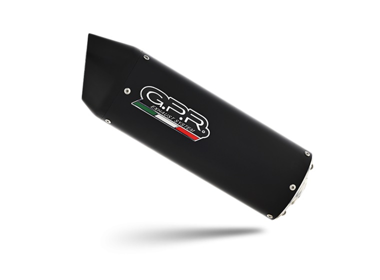 Bolt-on silencer GPR FURORE ATV.15.FUNE Matte Black including removable db killer