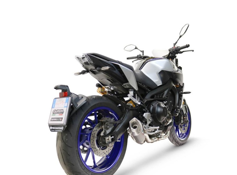 Cijeli ispušni sustav GPR GP-REVO TITANIUM CO.Y.217.RACEDB.GPRTIT Brushed Titanium YAMAHA - MT-09 850 / 890 [2014 - 2016]