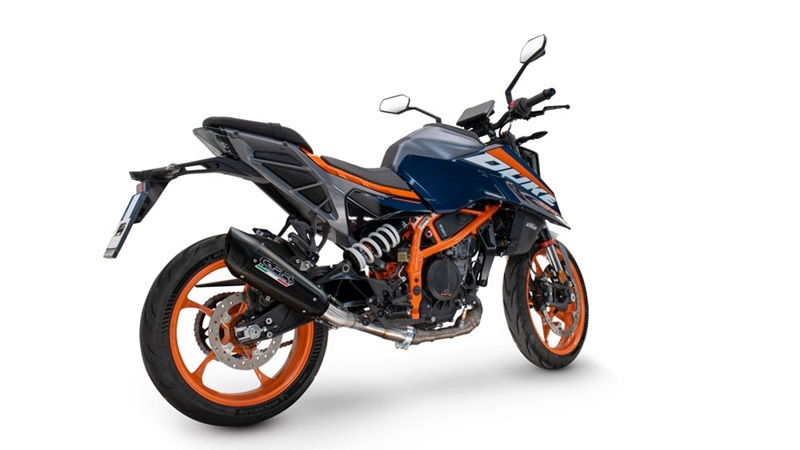 Slip-on exhaust GPR GP-REVO HU.59.1.GPRBLTIT Titanium Matte Black including removable db killer and link pipe