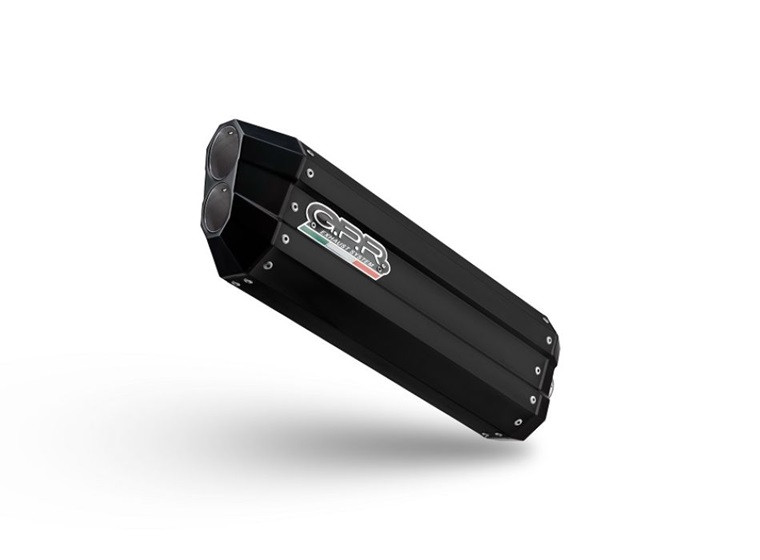 Cijeli ispušni sustav GPR HYPER SONIC KT.106.HYSOBLK Matte Black including removable db killer and catalyst