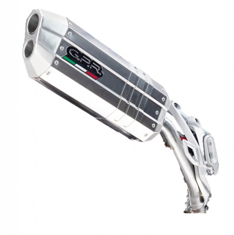 Cijeli ispušni sustav GPR HYPER SONIC CO.KTM.11.HYSOIN Brushed Stainless steel