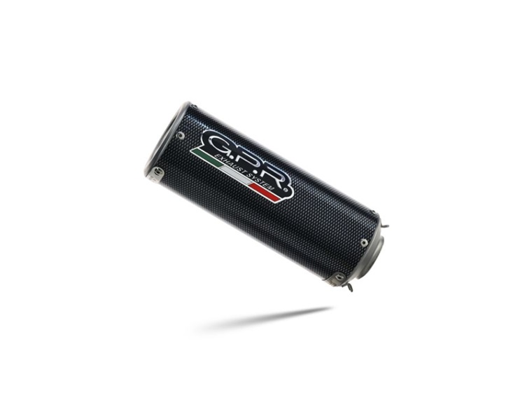 Slip-on exhaust GPR M3 CF.4.1.RACE.M3.BT Matte Black including link pipe