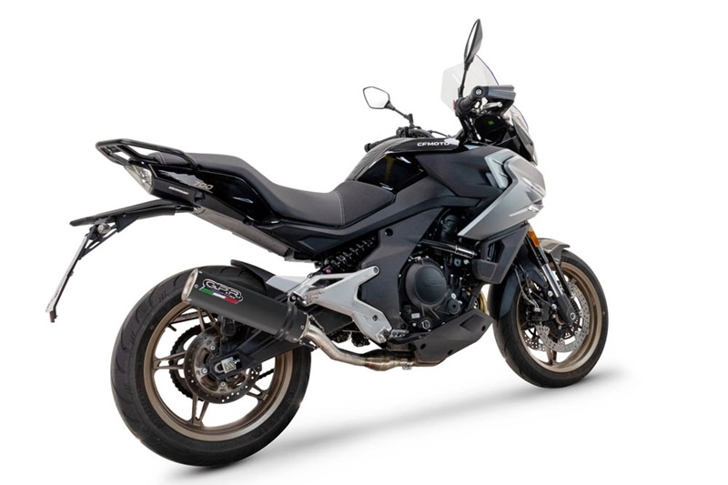 Slip-on exhaust GPR M3 HU.59.1.M3.BT Matte Black including removable db killer and link pipe
