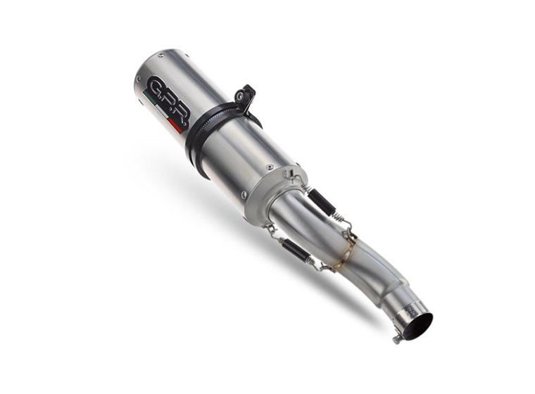 Slip-on exhaust GPR M3 A.74.1.CAT.M3.INOX Brushed Stainless steel including removable db killer, link pipe and catalyst