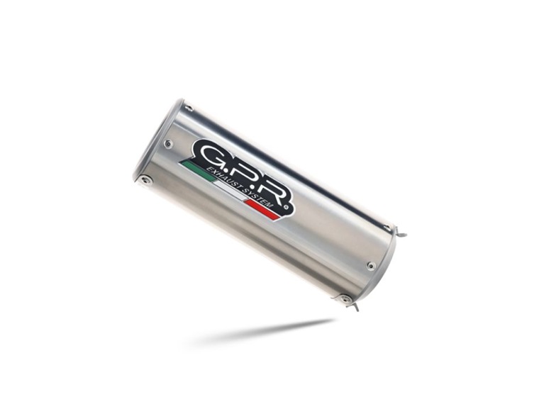 Slip-on exhaust GPR M3 BE.14.RACEDB.M3.INOX Brushed Stainless steel including removable db killer
