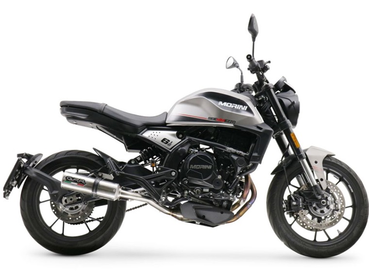 Slip-on exhaust GPR M3 BE.17.RACEDB.M3.INOX Brushed Stainless steel including removable db killer