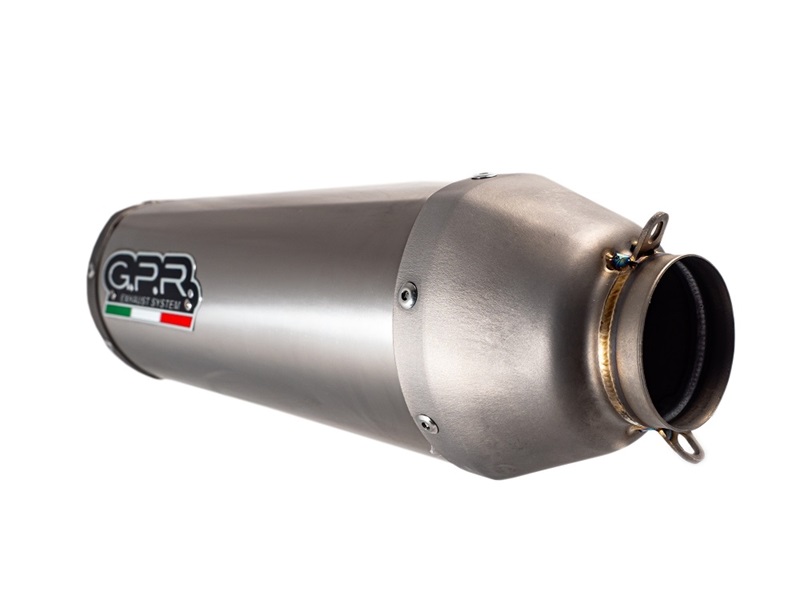 Slip-on exhaust GPR Pentacross Inox PNT.MX.75.IO Brushed Stainless steel including link pipe