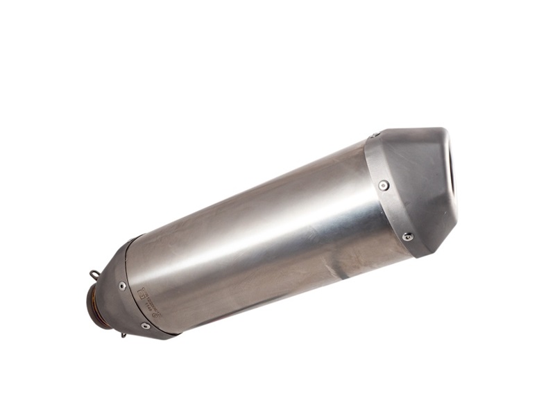 Slip-on exhaust GPR PENTACROSS INOX QUSP.160.1.PENIO Brushed Stainless steel including removable db killer and link pipe