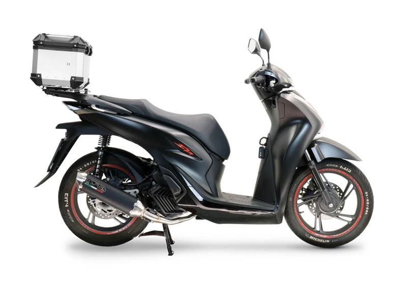 Cijeli ispušni sustav GPR PENTASCOOTER HON.12.RACE.PN Matte Black including removable dbkiller