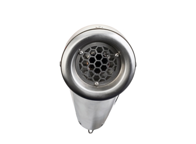 Slip-on exhaust GPR POWERCONE EVO KT.209.2.PCEV Brushed Stainless steel including removable db killer and link pipe
