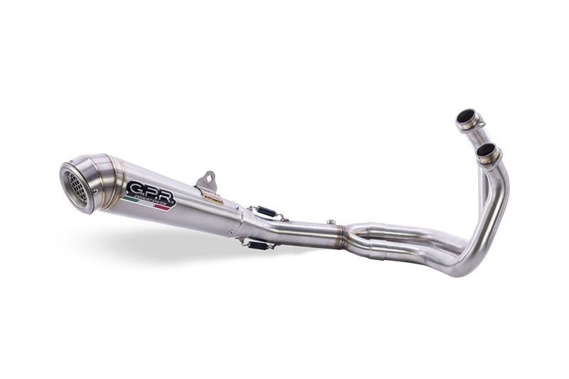 Cijeli ispušni sustav GPR POWERCONE EVO CO.PO.1.PCEV Brushed Stainless steel including removable db killer