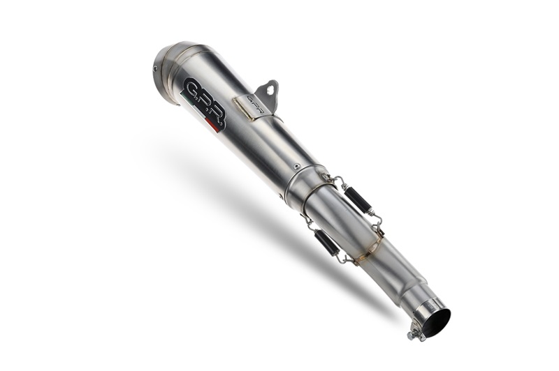 Cijeli ispušni sustav GPR POWERCONE EVO E5.CO.K.172.2.CAT.PCEV Brushed Stainless steel including removable db killer and catalyst