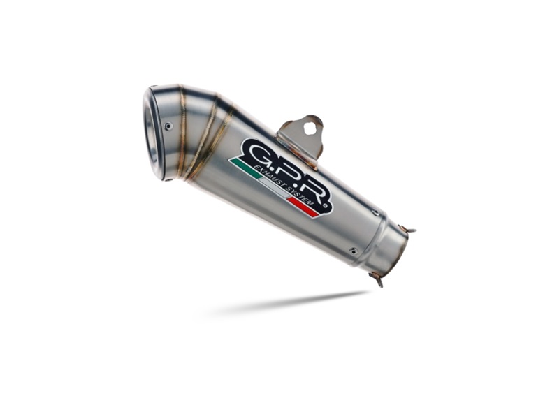 Cijeli ispušni sustav GPR POWERCONE EVO E5.T.100.RACEDB.PCEV Brushed Stainless steel including removable db killer