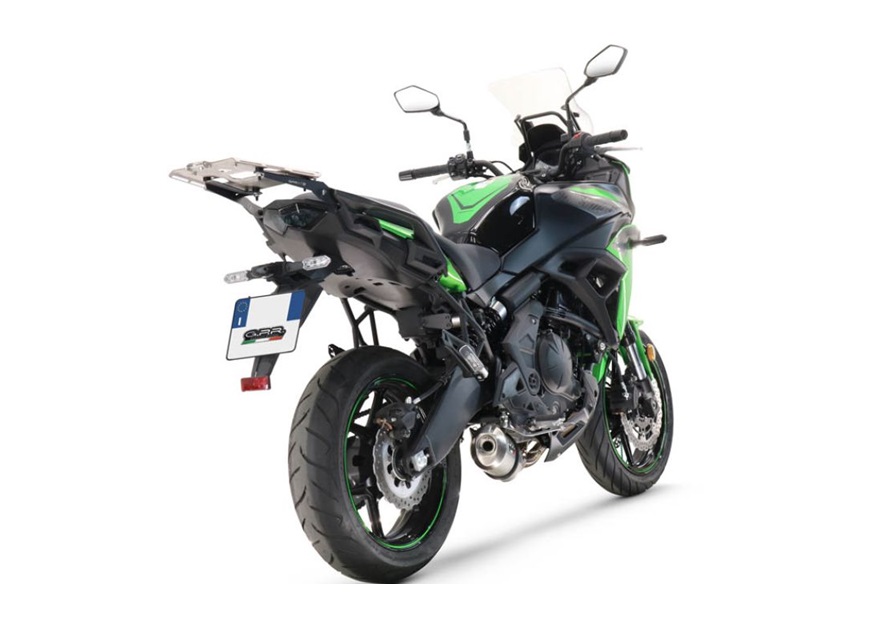 Slip-on exhaust GPR SATINOX VO.9.SAT Brushed Stainless steel including removable db killer and link pipe