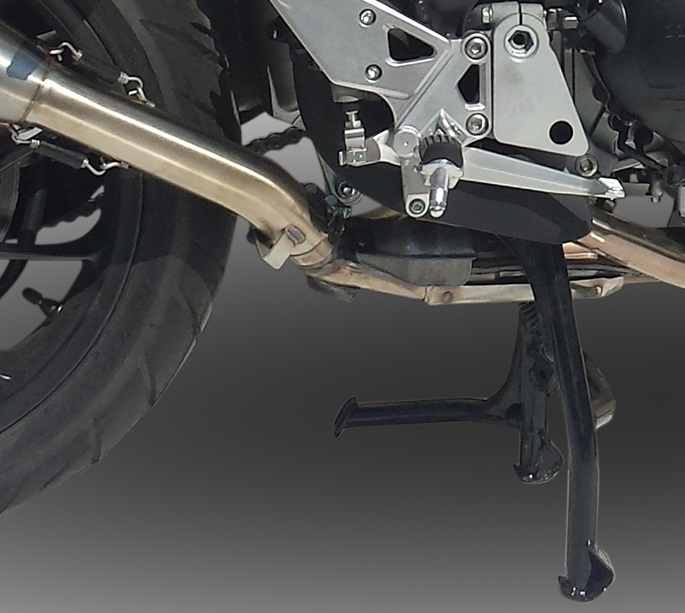 Dual slip-on exhaust GPR TRIOVAL D.15.24.TRI Polished Stainless Steel including removable db killers and link pipes