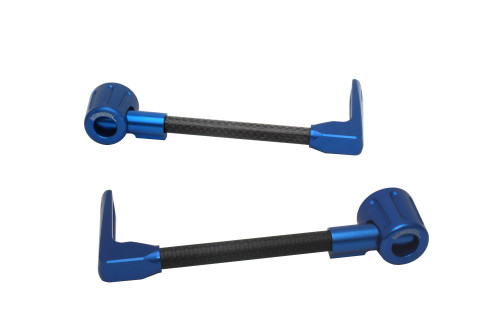 Lever guard ACCOSSATO DE008 with black hose and joint right + left , carbon