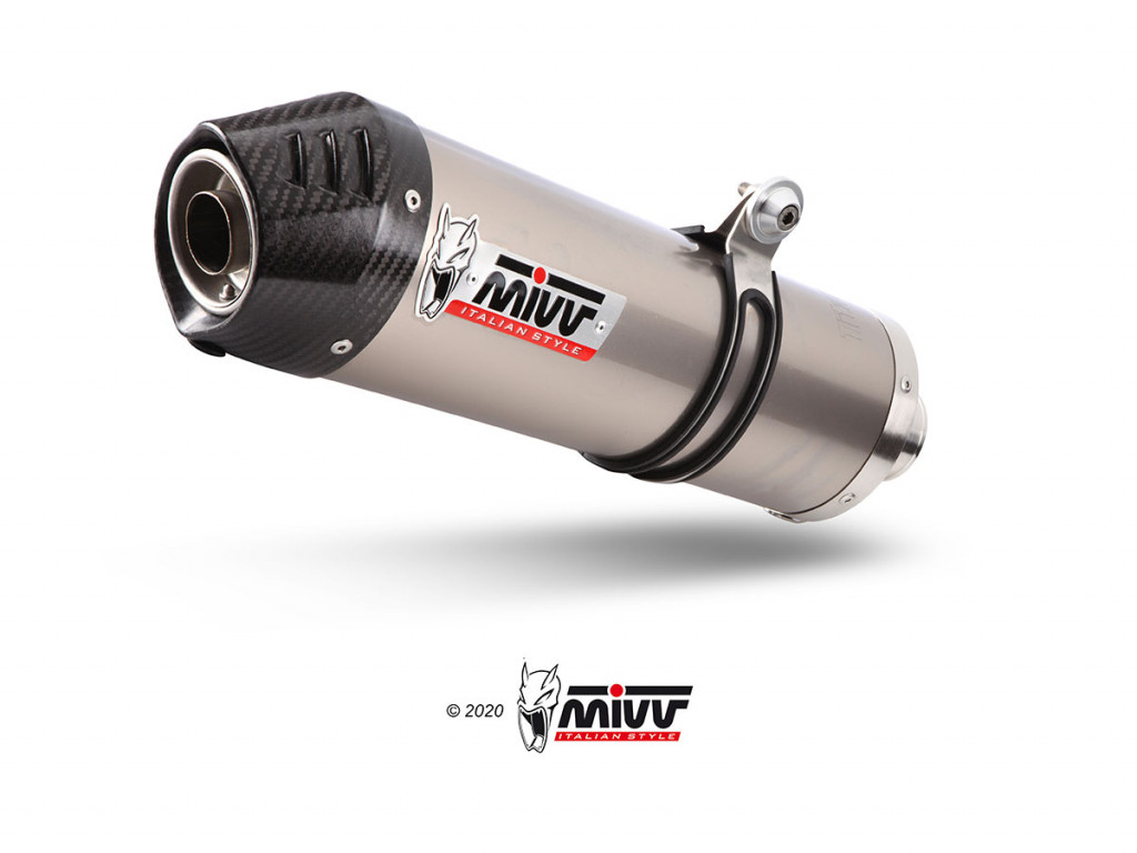 Silencer MIVV OVAL H.026.L4C Titanium / Carbon Cap