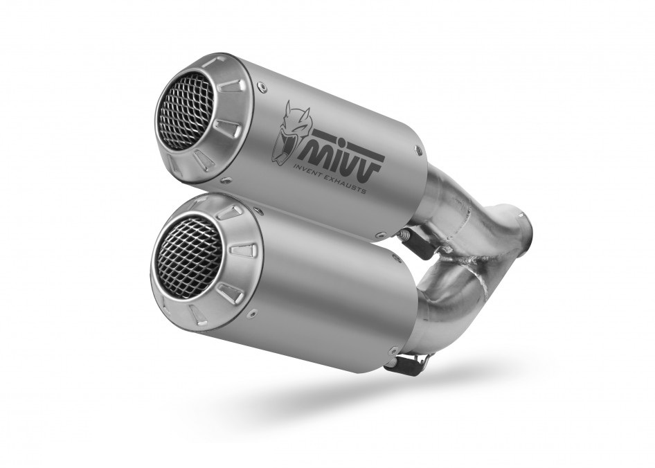 2 Silencers kit MIVV MK3 H.069.LM3X Stainless Steel