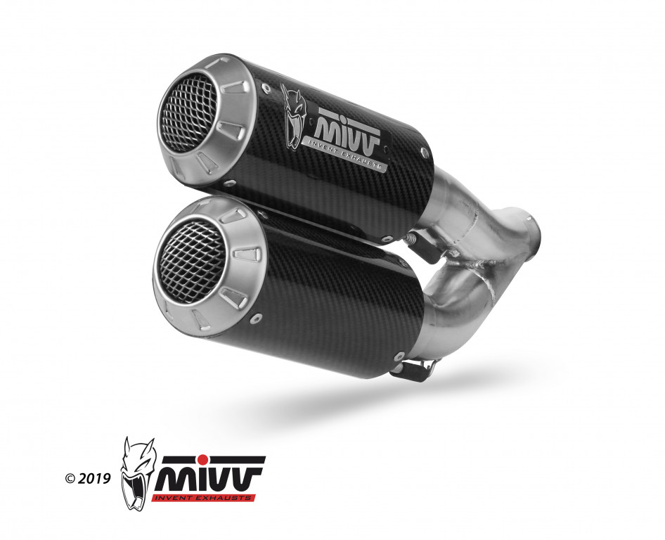 Full exhaust system 4x2x1x2 MIVV MK3 H.073.SM3C Carbon