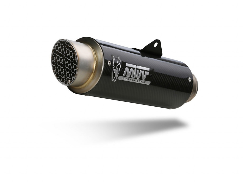 Cijeli ispušni sustav 1x1 MIVV GP PRO H.077.L2P Carbon for HONDA CB 125 R 2021-2024