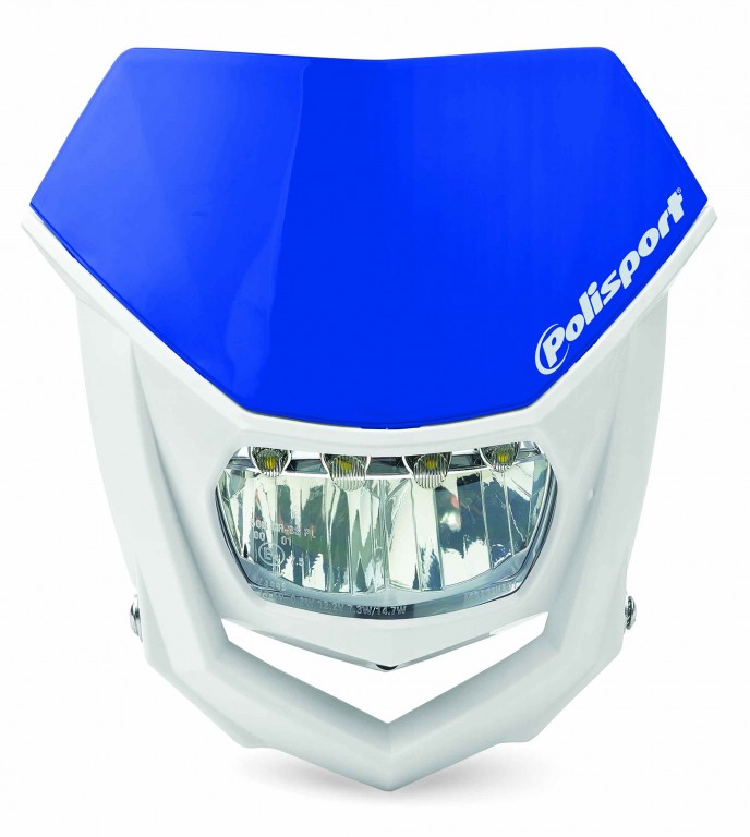 Headlight POLISPORT HALO LED 8667100005 blue Yam 98