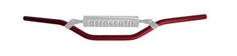Handlebar ACCOSSATO HB054 Aluminium Made With Constant Diameter - 22 mm crven