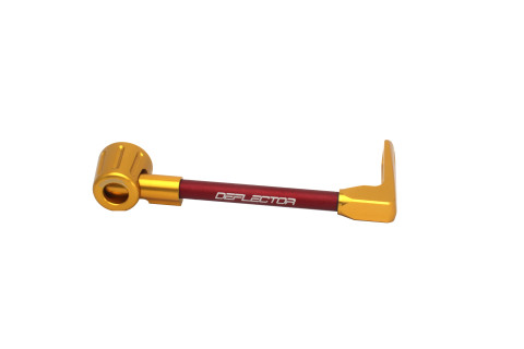 Lever guard ACCOSSATO DE001 with red hose and joint right, aluminium