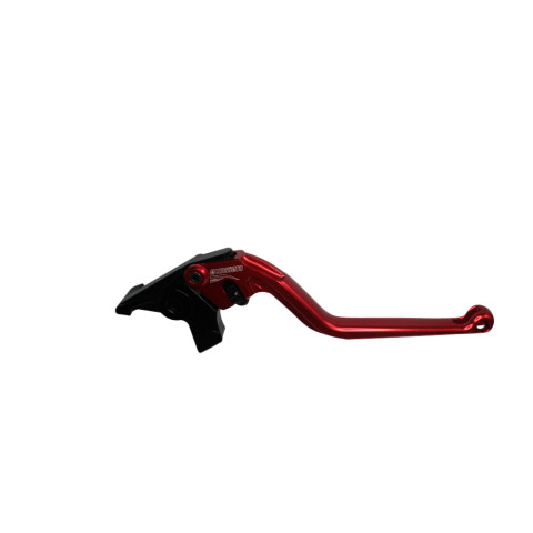 Brake lever ACCOSSATO EDF044 fixed CNC-worked aluminium, red
