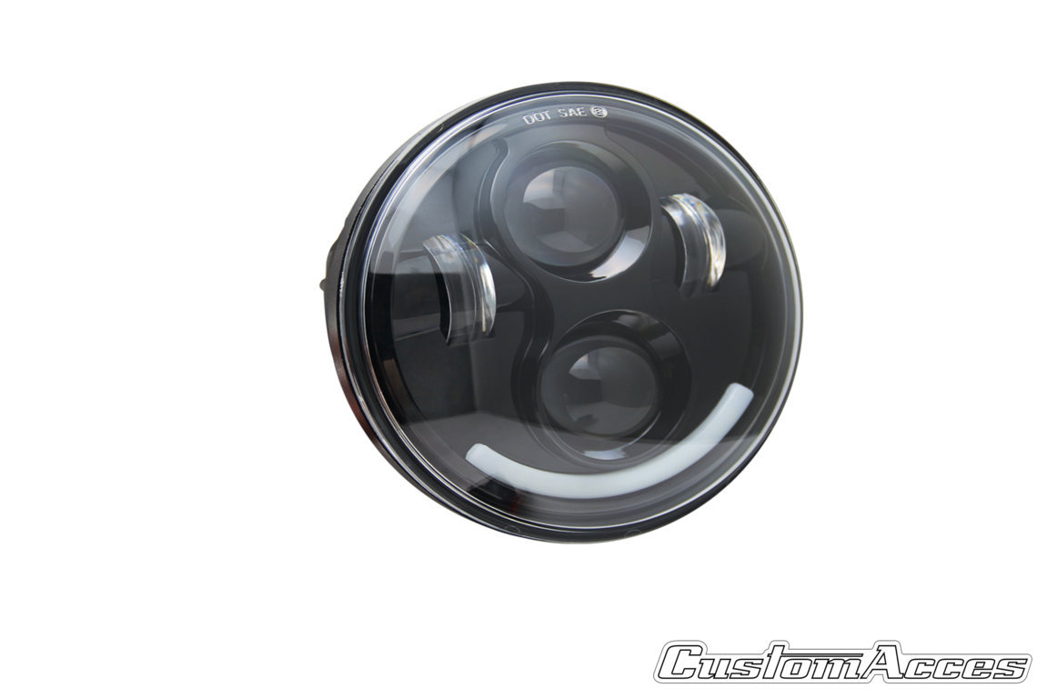 Headlight CUSTOMACCES LAB HL0003N Crni