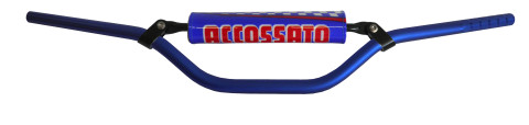 Handlebar ACCOSSATO HB067 Aluminium Made With Constant Diameter - 22 mm Crni