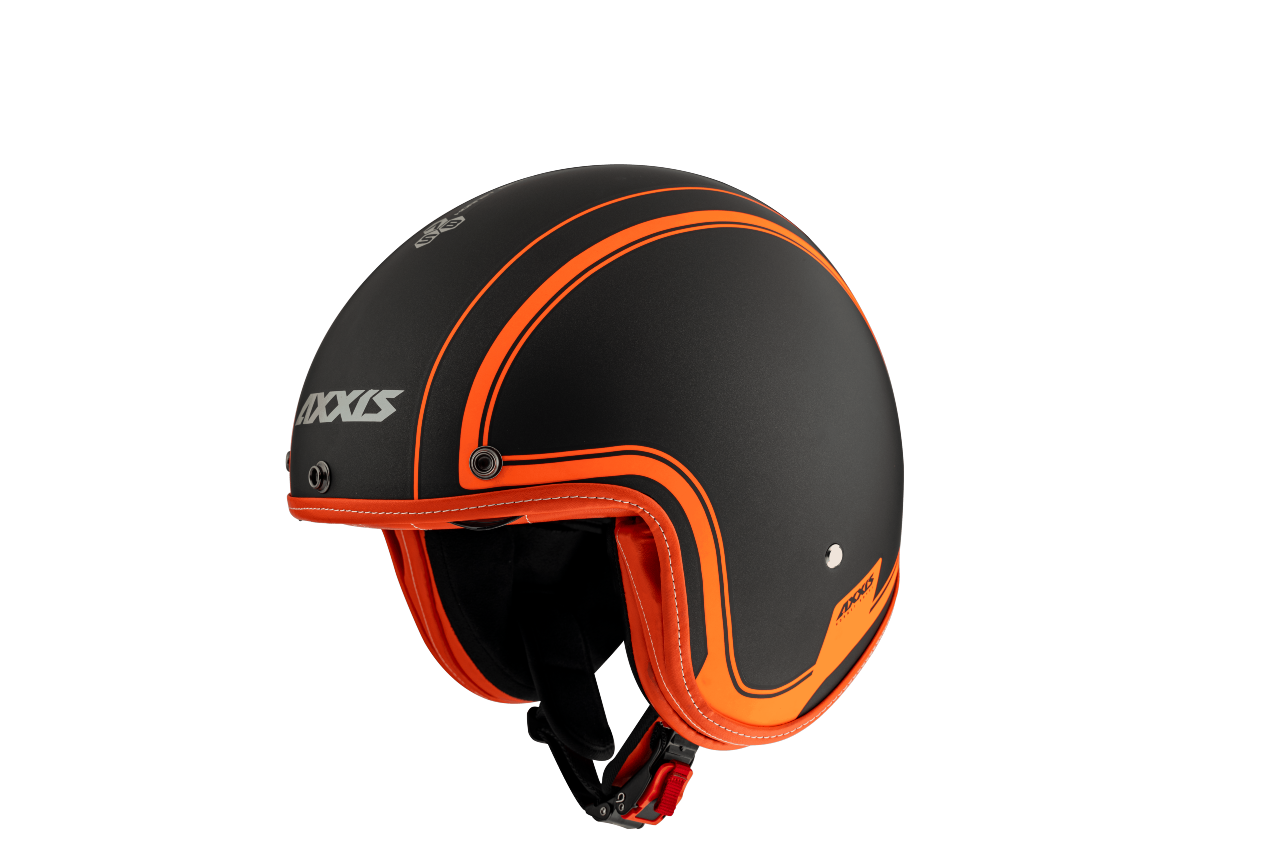 JET helmet AXXIS HORNET SV ABS royal a4 orange matt XXL