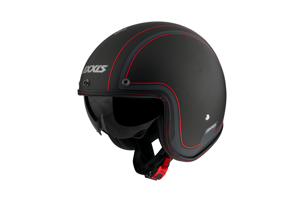 JET helmet AXXIS HORNET SV ABS royal b1 matt black XS