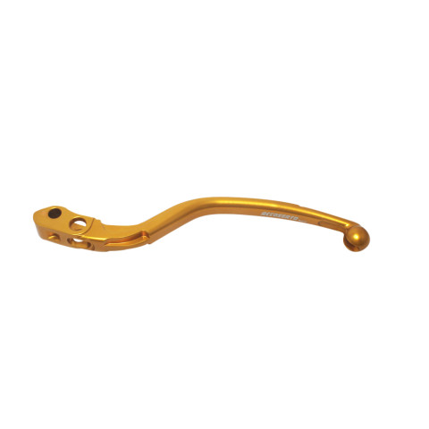 Clutch lever ACCOSSATO LV002 for Accossato (no Ready to Brake) and Brembo radial brake master cylinders - fixed - in Aluminium zlato
