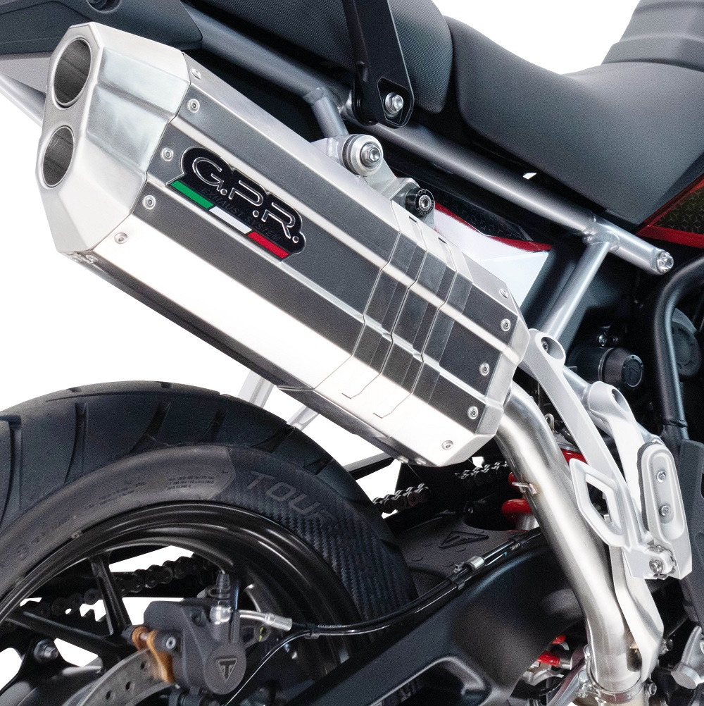 Dual slip-on exhaust GPR HYPER SONIC BMW.50.HYSOIN Brushed Stainless steel