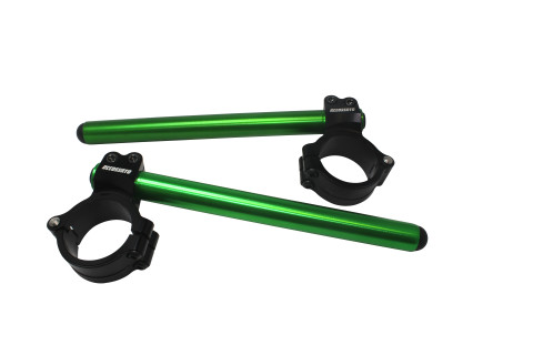 Pair of raised clip-on ACCOSSATO CP004 + 20 mm 10 degrees inclination, green