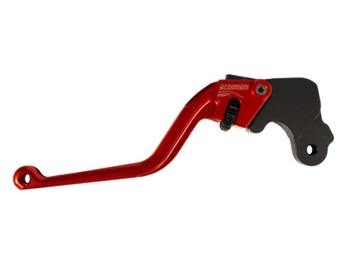 Clutch Lever ACCOSSATO ESC037 fixed CNC-worked aluminium, red