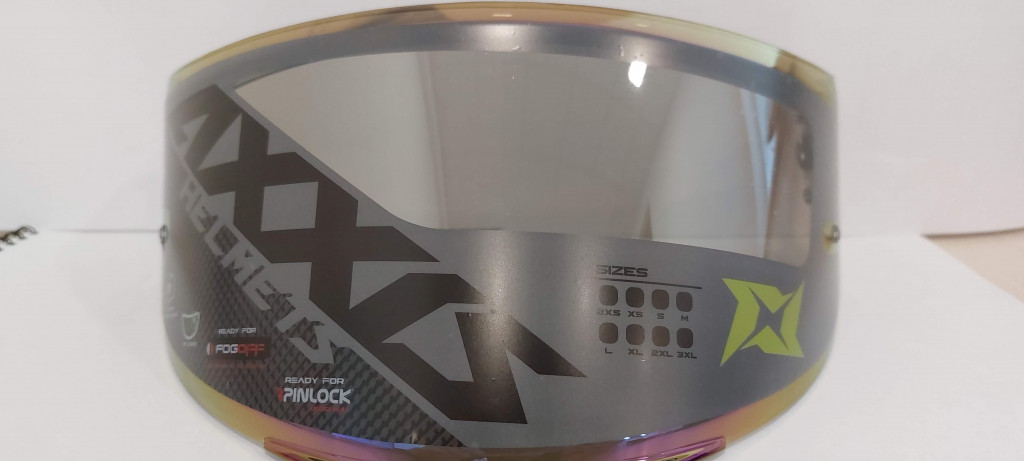 Visor AXXIS MAX VISION V-18 B IRIDIUM for EAGLE & DRAKEN helmet