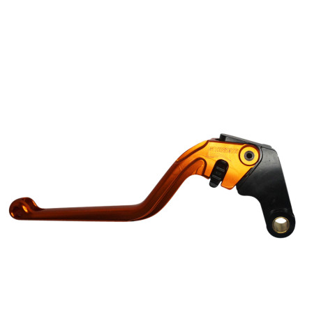 Clutch Lever ACCOSSATO ESB022 fixed CNC-worked aluminium, orange