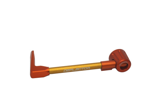 Lever guard ACCOSSATO DE002 with gold hose and joint left, aluminium