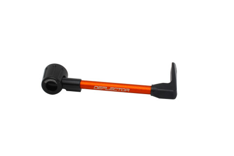 Lever guard ACCOSSATO DE001 with orange hose and joint right, aluminium